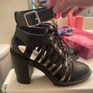 Black heels